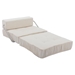 Beyond Folding Sofa Bed - White Chenille - 1 Seat - CAB3561