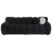 Gatlinburg 87" Boucle Sofa - 3 Seater - Black - CAB3609