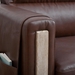 Hedgerow 79" Comfortable Solid Wood Three Seater Sofa - Soft Cushions - Brown Polyurethane - CAB3706