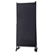 Brindlemark Room Divider - 6 Ft 3-Panel Folding Privacy Screen with Metal Stand - Black - CAB3710