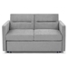 Cairnwall Sofa Bed with Pull-out Bed - Grey Chenille - Solid Wood Frame - CAB3770