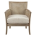 Alpine View Accent Chair - Cream - Reclaimed Natural Wood Finish