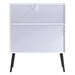 Irongate Cabinet Sideboard with Glass Door - Cream White - CAB3879