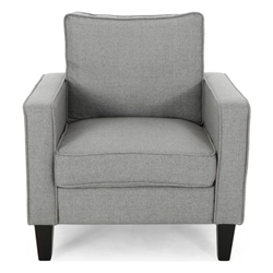 Bloomdale Accent Chair - Grey - Birch Legs 