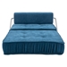 Beyond Folding Sofa Bed - Blue Chenille - 1 Seat - CAB3928