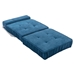 Beyond Folding Sofa Bed - Blue Chenille - 1 Seat - CAB3928