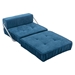 Beyond Folding Sofa Bed - Blue Chenille - 1 Seat - CAB3928