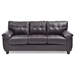 Thornbrook Loveseat - Cappuccino Polyurethane - Hardwood Frame - CAB3956