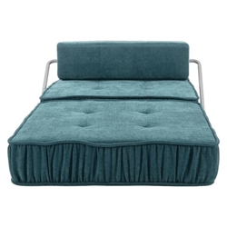 Beyond Folding Sofa Bed - Green Chenille - 1 Seat 