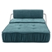 Beyond Folding Sofa Bed - Green Chenille - 1 Seat - CAB3982