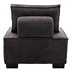 Morningtide Living Room Ottoman / Lazy Chair - Grey Polyester