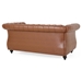 Gwendolyn Loveseat Sofa - Light Brown Polyurethane - CAB4190