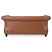 Gwendolyn Loveseat Sofa - Light Brown Polyurethane - CAB4190