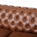 Gwendolyn Loveseat Sofa - Light Brown Polyurethane - CAB4190