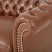 Gwendolyn Loveseat Sofa - Light Brown Polyurethane - CAB4190