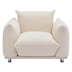 Alamitos Sherpa Accent Chair - Beige Fabric