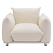 Alamitos Sherpa Accent Chair - Beige Fabric - CAB4207