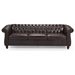 Libera 84" 3 Seater Sofa - Brown Polyurethane - CAB4214