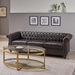 Libera 84" 3 Seater Sofa - Brown Polyurethane - CAB4214