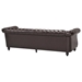 Libera 84" 3 Seater Sofa - Brown Polyurethane - CAB4214