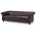 Libera 84" 3 Seater Sofa - Brown Polyurethane - CAB4214