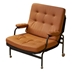 Galt Bonded Leather Armchair - Brown