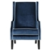 Floraison Club Chair - Blue Velvet