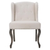 Yolande Single Chair - Beige Fabric