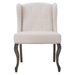 Yolande Single Chair - Beige Fabric - CAB4323