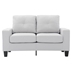 Vylonia Modular Loveseat - White Polyurethane