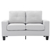 Vylonia Modular Loveseat - White Polyurethane - CAB4333