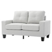 Vylonia Modular Loveseat - White Polyurethane - CAB4333