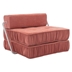 Beyond Folding Sofa Bed - Orange Chenille - 1 Seat