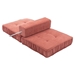 Beyond Folding Sofa Bed - Orange Chenille - 1 Seat - CAB4361