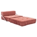 Beyond Folding Sofa Bed - Orange Chenille - 1 Seat - CAB4361