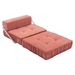 Beyond Folding Sofa Bed - Orange Chenille - 1 Seat - CAB4361