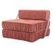 Beyond Folding Sofa Bed - Orange Chenille - 1 Seat - CAB4361