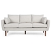 Uptonhall 76" 3 Seater Sofa - Beige - Birchwood Legs - CAB4362