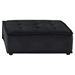 Zorvan 160" Black Velvet 6-Seater U-Shape Modular Sectional Sofa - CAB4396