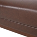 Lyravale 80" 3 Seater Sofa - Dark Brown Polyurethane - Wood Frame - CAB4418