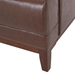 Lyravale 80" 3 Seater Sofa - Dark Brown Polyurethane - Wood Frame - CAB4418