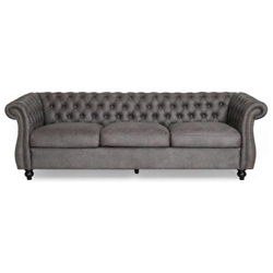 Castleford 84" Sofa - Slate Microfiber 