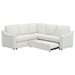 Water'S Edge 81" Sofa Bed with Corner Section - Beige Chenille Fabric - Manufactured Wood Frame - CAB4459