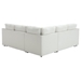 Water'S Edge 81" Sofa Bed with Corner Section - Beige Chenille Fabric - Manufactured Wood Frame - CAB4459