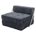 Beyond Folding Sofa Bed - Grey Chenille - 1 Seat - CAB4485