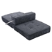 Beyond Folding Sofa Bed - Grey Chenille - 1 Seat - CAB4485