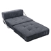 Beyond Folding Sofa Bed - Grey Chenille - 1 Seat - CAB4485