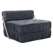 Beyond Folding Sofa Bed - Grey Chenille - 1 Seat - CAB4485