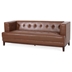 Quirk 80" Sofa - Dark Brown Polyurethane - Wood Frame