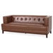 Quirk 80" Sofa - Dark Brown Polyurethane - Wood Frame - CAB4526